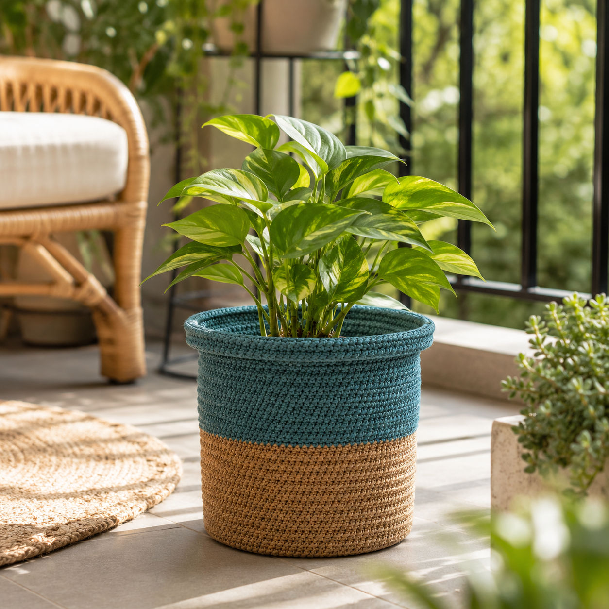 Medium Jute Holders for Stylish Organizer